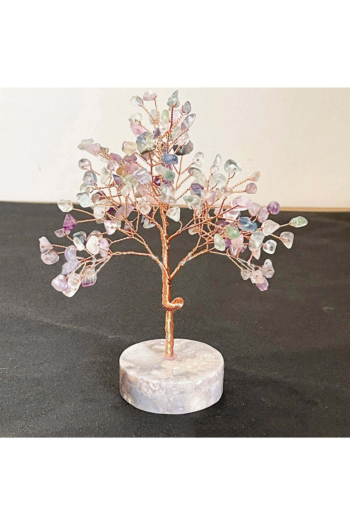 Fluorite Stone Tree Of Life Ornament W1714 – view 2