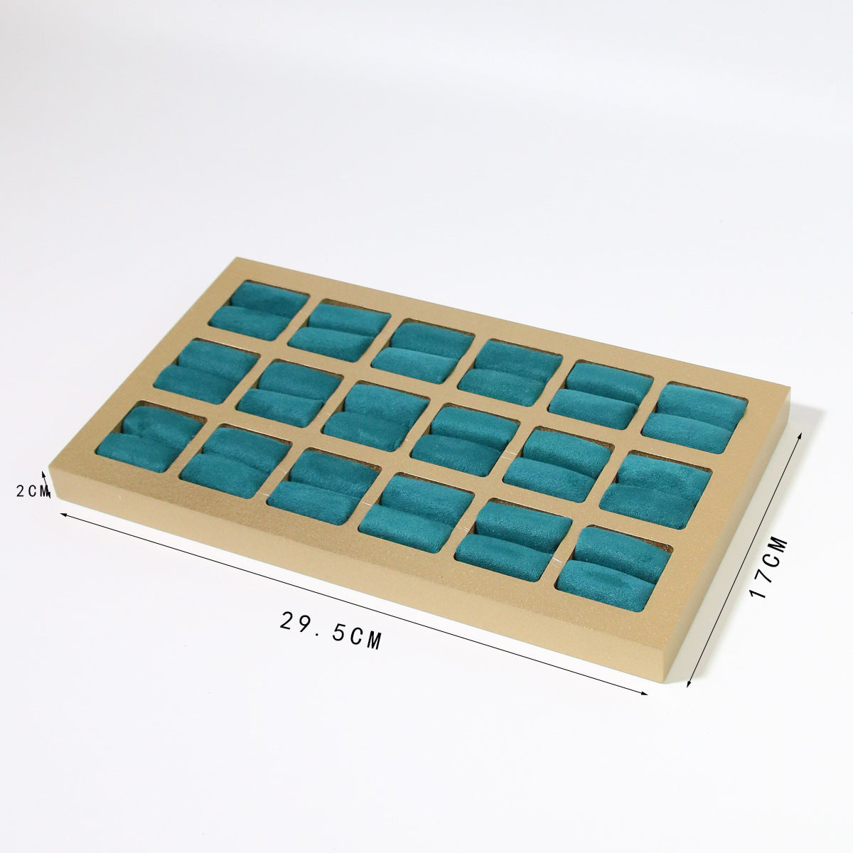 18 Bits Jewelry Flannel Display Tray W1735