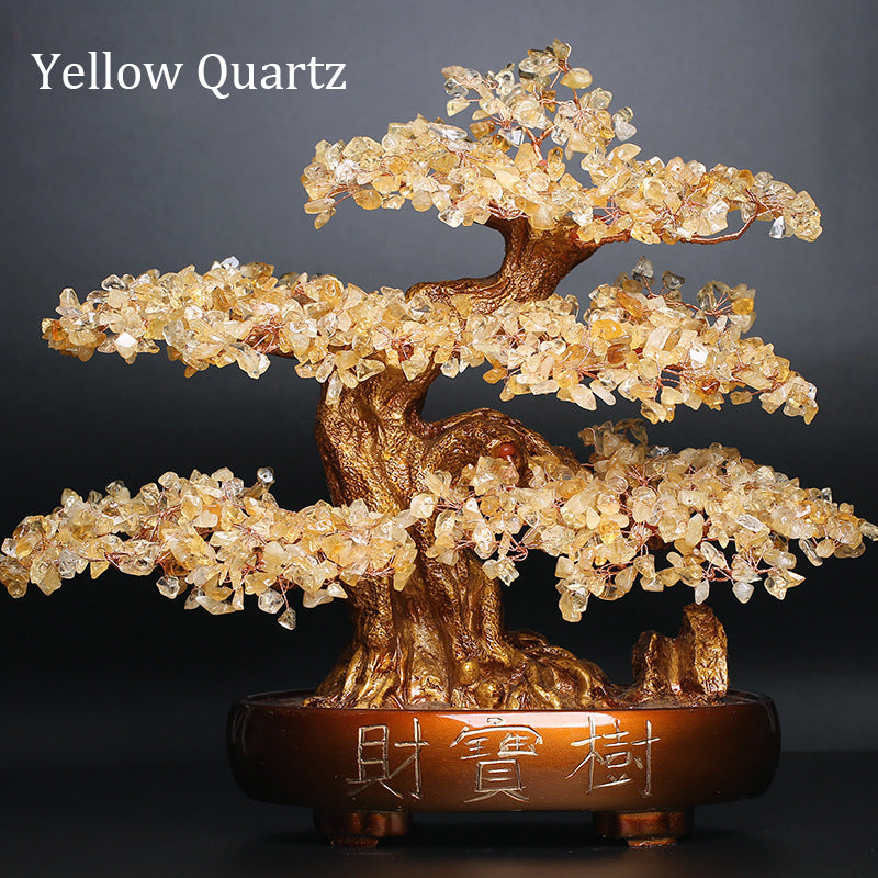 Natural Stone Treasure Tree Ornaments W1755 – view 4
