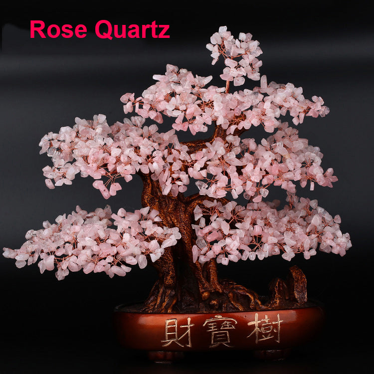 Natural Stone Treasure Tree Ornaments W1755 – view 5