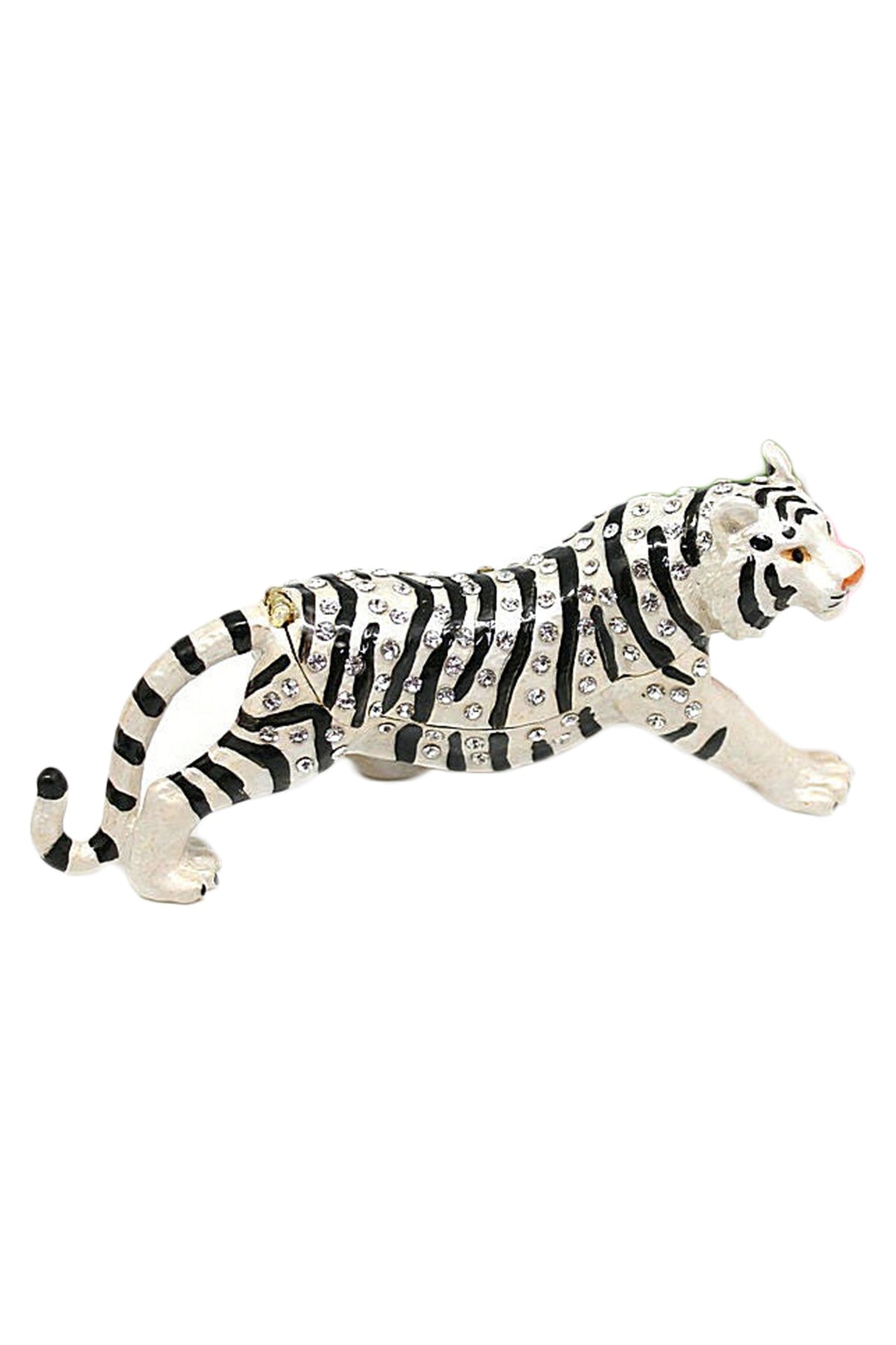 Tiger Alloy Enamel Jewelry Box Ornament W1778 – view 3
