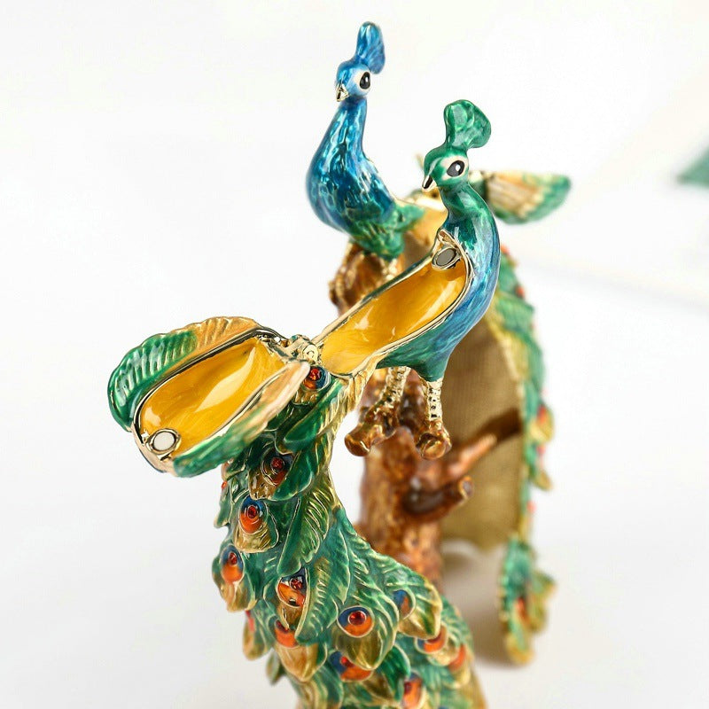 Two Peacock Alloy Ornaments W1786 – view 6