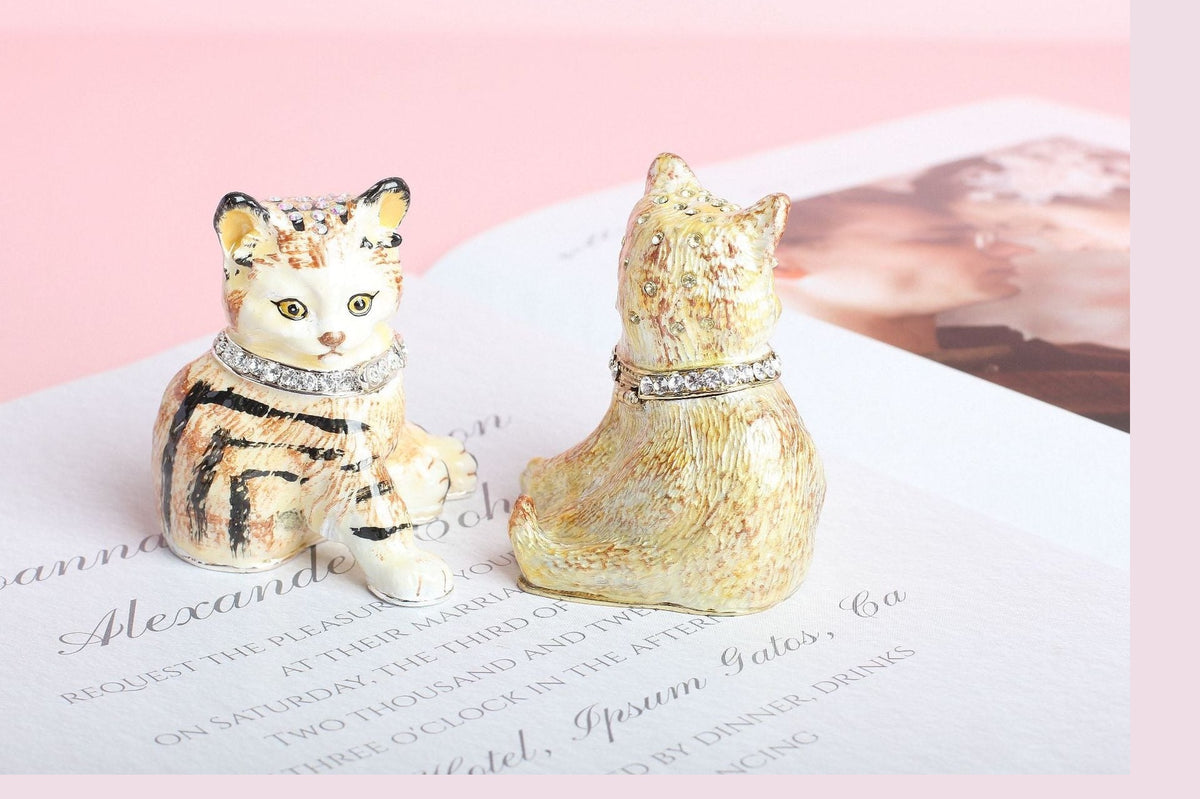 Kitty Rhinestone Alloy Jewelry Box Ornaments W1788 – view 6