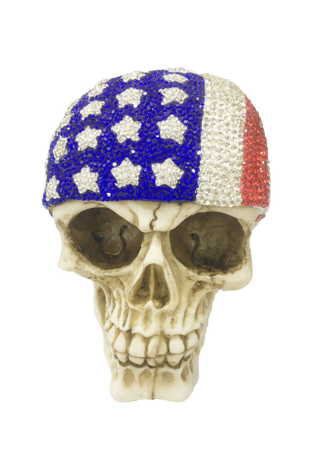 Handmade American Flag Skeleton Ornaments W1806