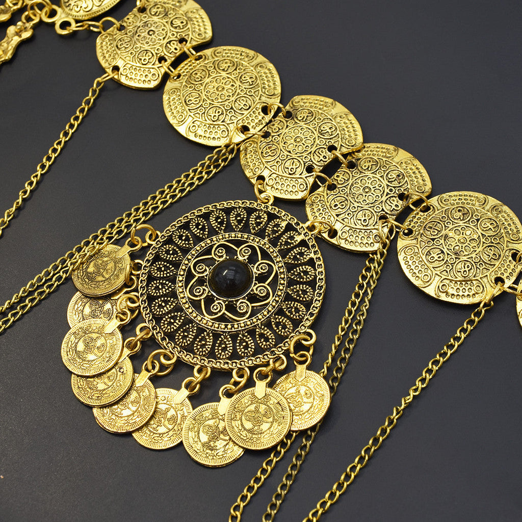 Coins Tassel Waist Chains WA0044