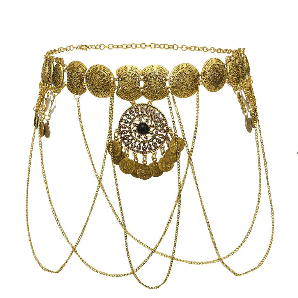 Coins Tassel Waist Chains WA0044