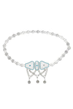 Turquoise Coin Tassel Waist Chain WA0060