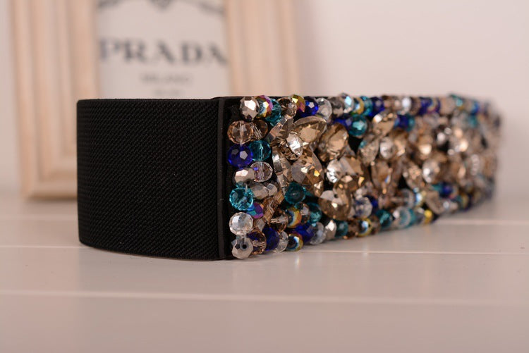 Rhinestone Elastic Belts WA0069 – view 3