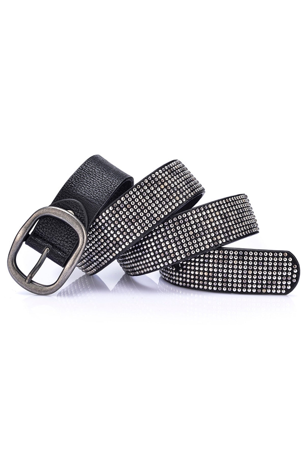 Rivet Pu Leather Belt WA0074 – view 4