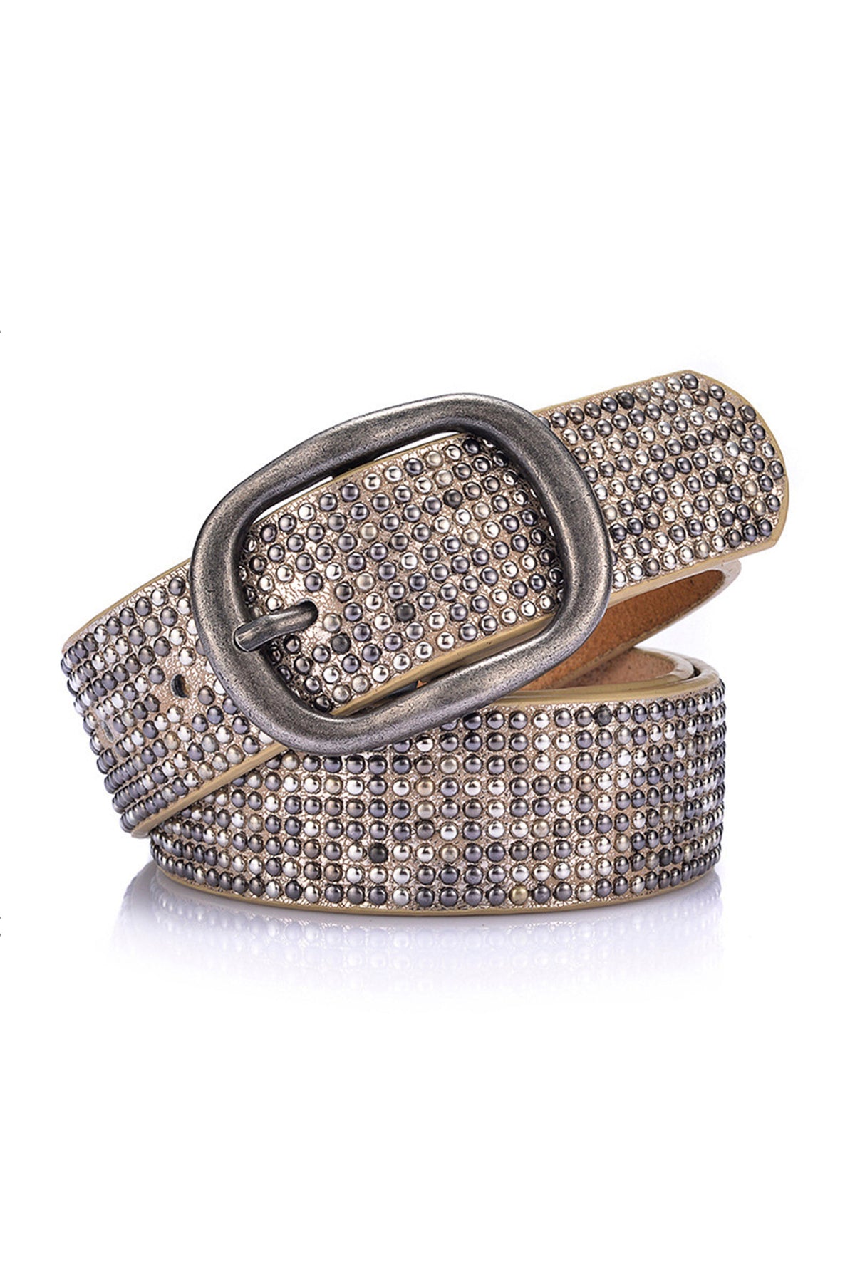 Rivet Pu Leather Belt WA0074 – view 6
