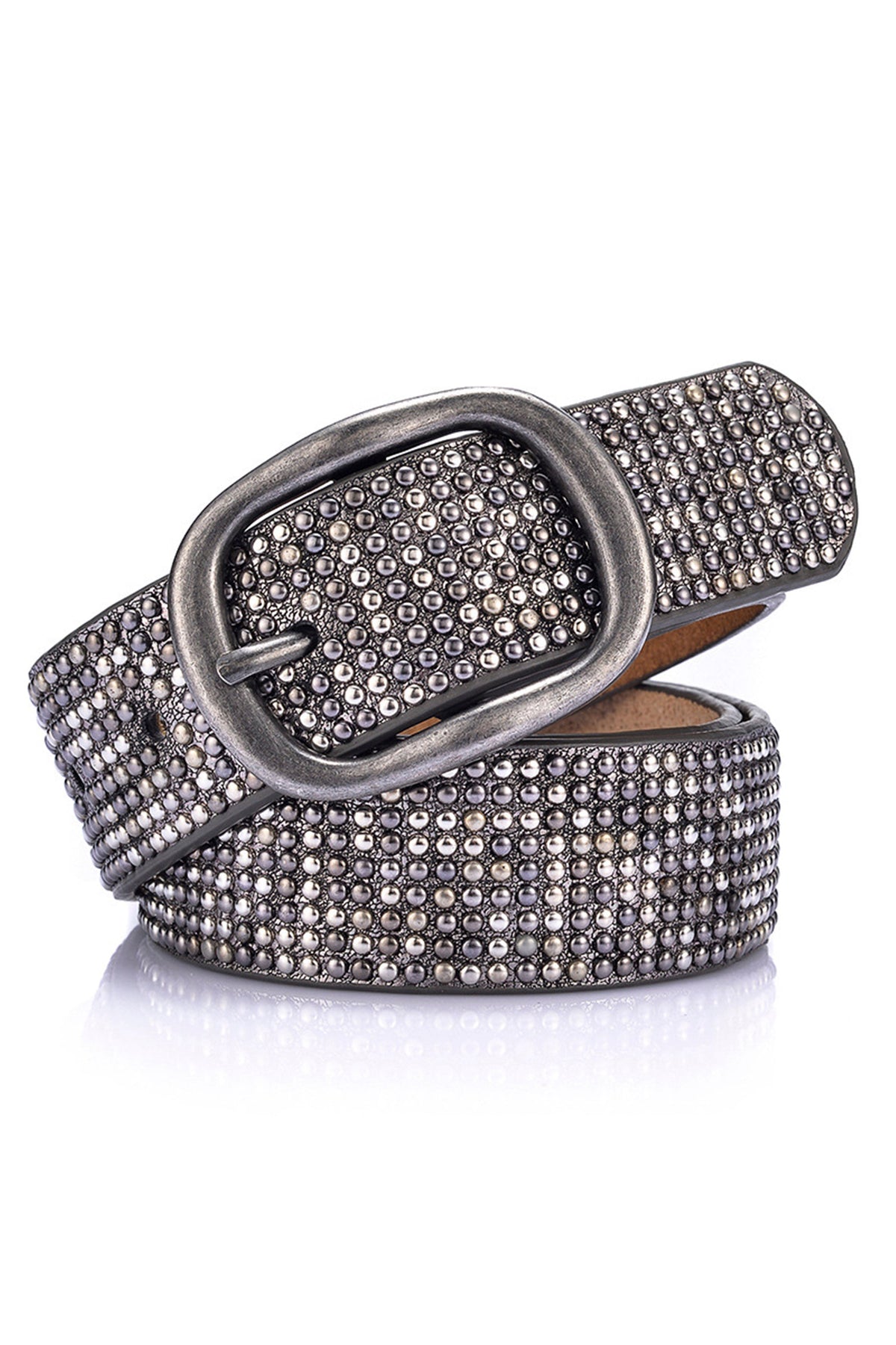 Rivet Pu Leather Belt WA0074 – view 8