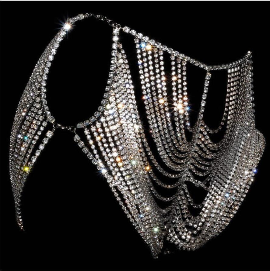 Rhinestone Chain Body Chain WA0112