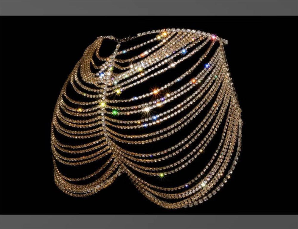Rhinestone Chain Body Chain WA0112