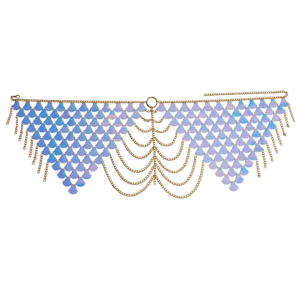 Scales Sequin Skirt Waist Chain WA0119