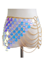 Scales Sequin Skirt Waist Chain WA0119