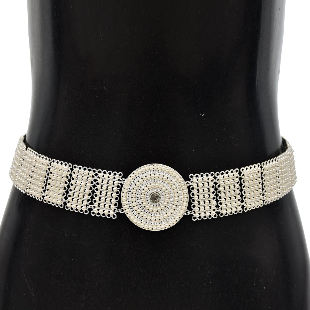 Pearl Alloy Chain Waist Chain WA0165 – view 3