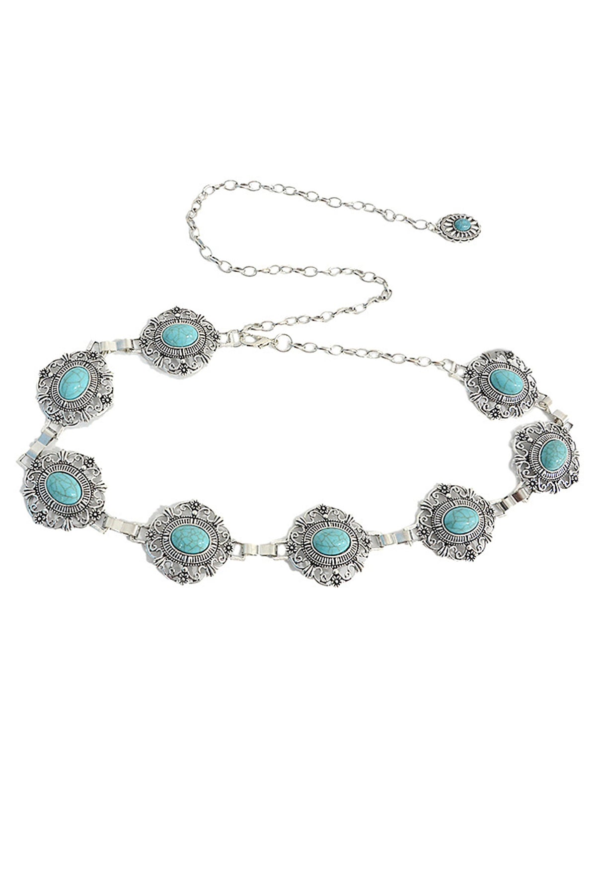Floral Turquoise Waist Chains WA0186