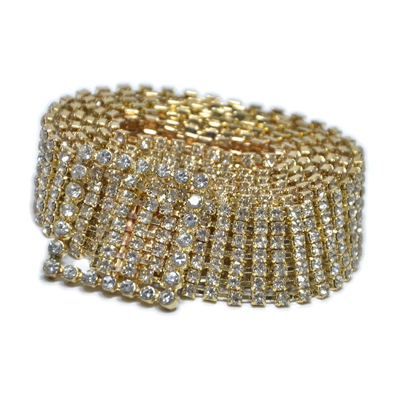 8-Row Rhinestone Belt WA0195