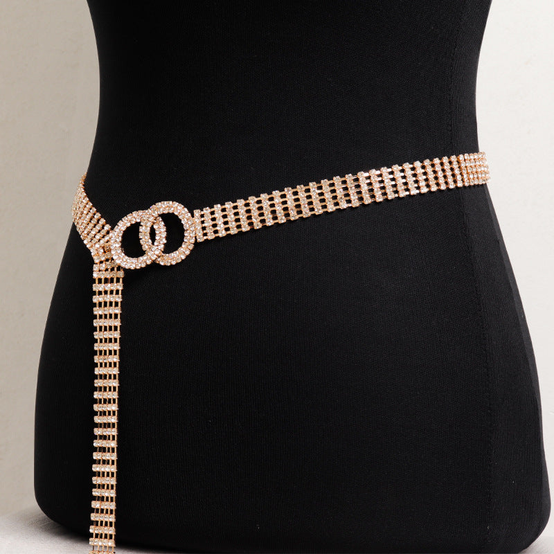 OO Bucklet Rhinestone Belt WA0225
