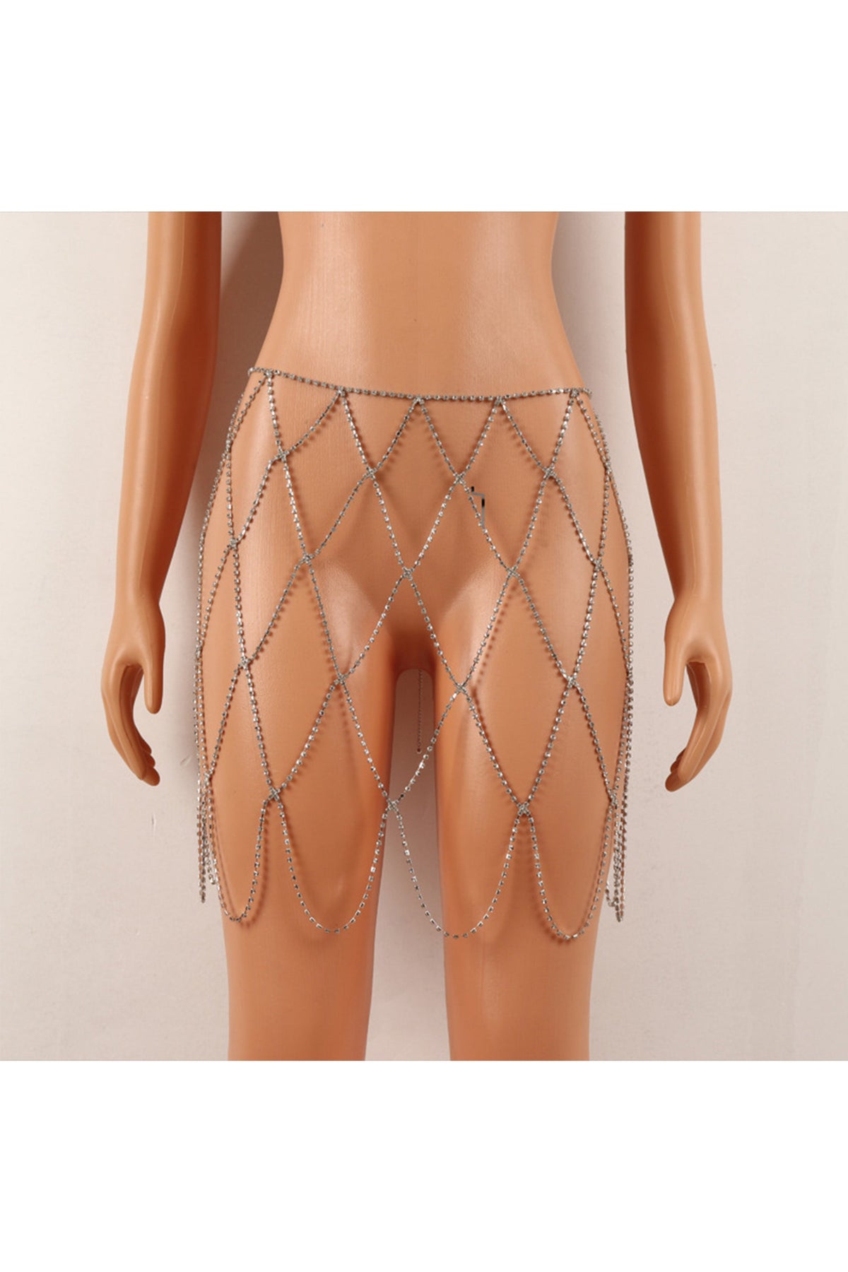 Mesh Rhinestone Dress Body Chain WA0253 – view 9