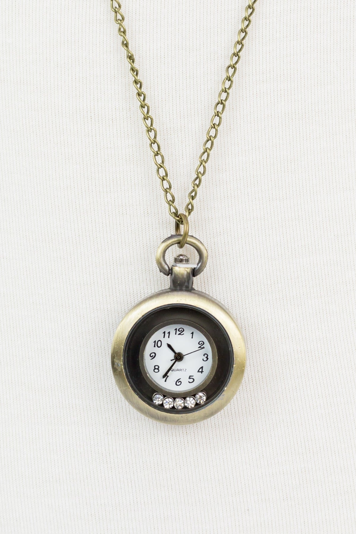 Gemmed Pendant Watch WH0035