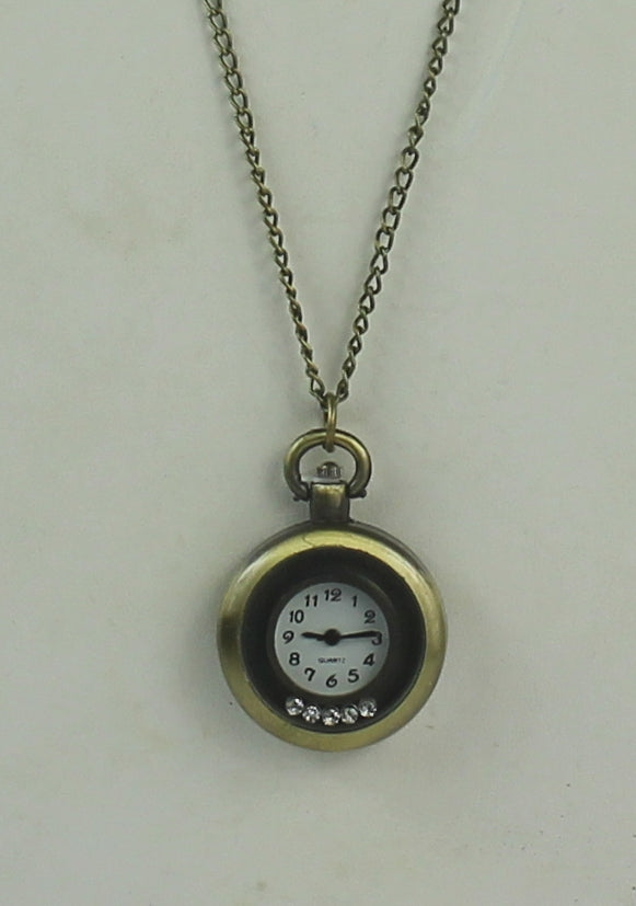Gemmed Pendant Watch WH0035