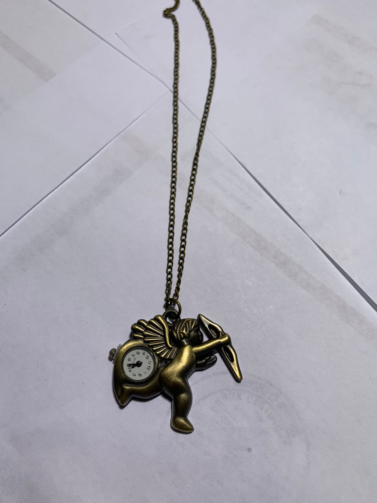 Cupid Watch Necklace WH0152