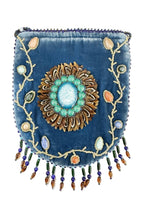 Skull Pattern Velvet Crossbody LUG