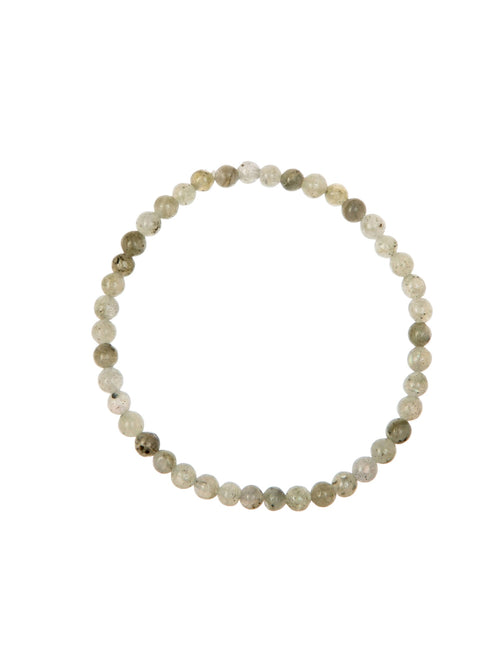 Labradorite Stone Stretch Bracelet B2050-Labradorite - 4MM