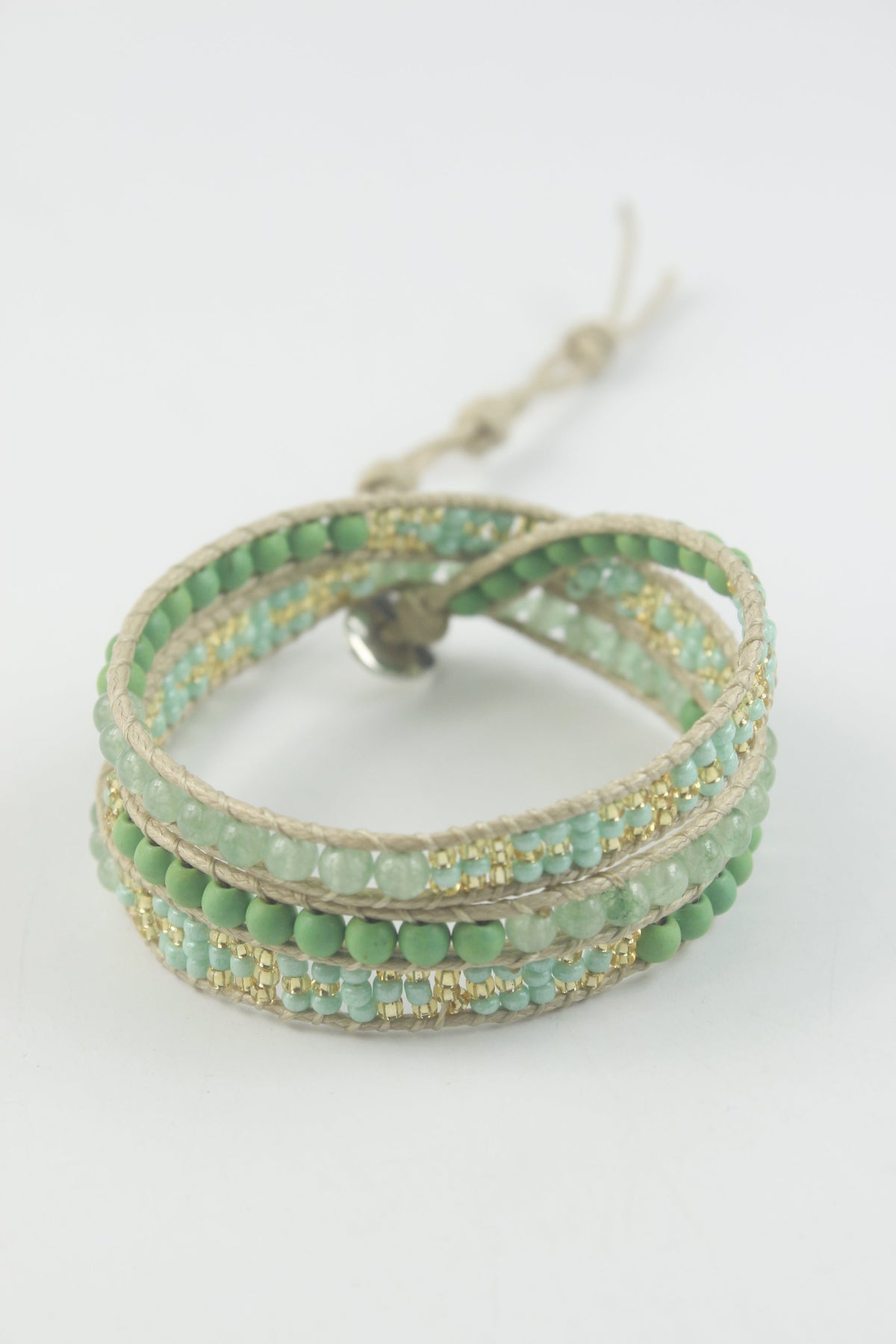 Seed Bead Beaded Wrap Round Bracelet B1547