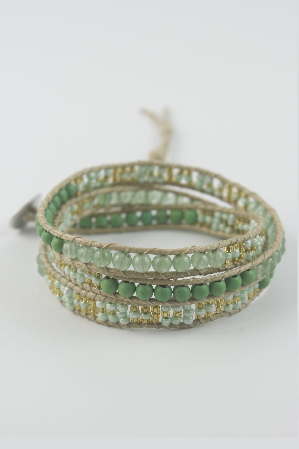 Seed Bead Beaded Wrap Round Bracelet B1547
