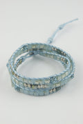 Fashion Faceted Diamond Beads Wrap Bracelet B1550