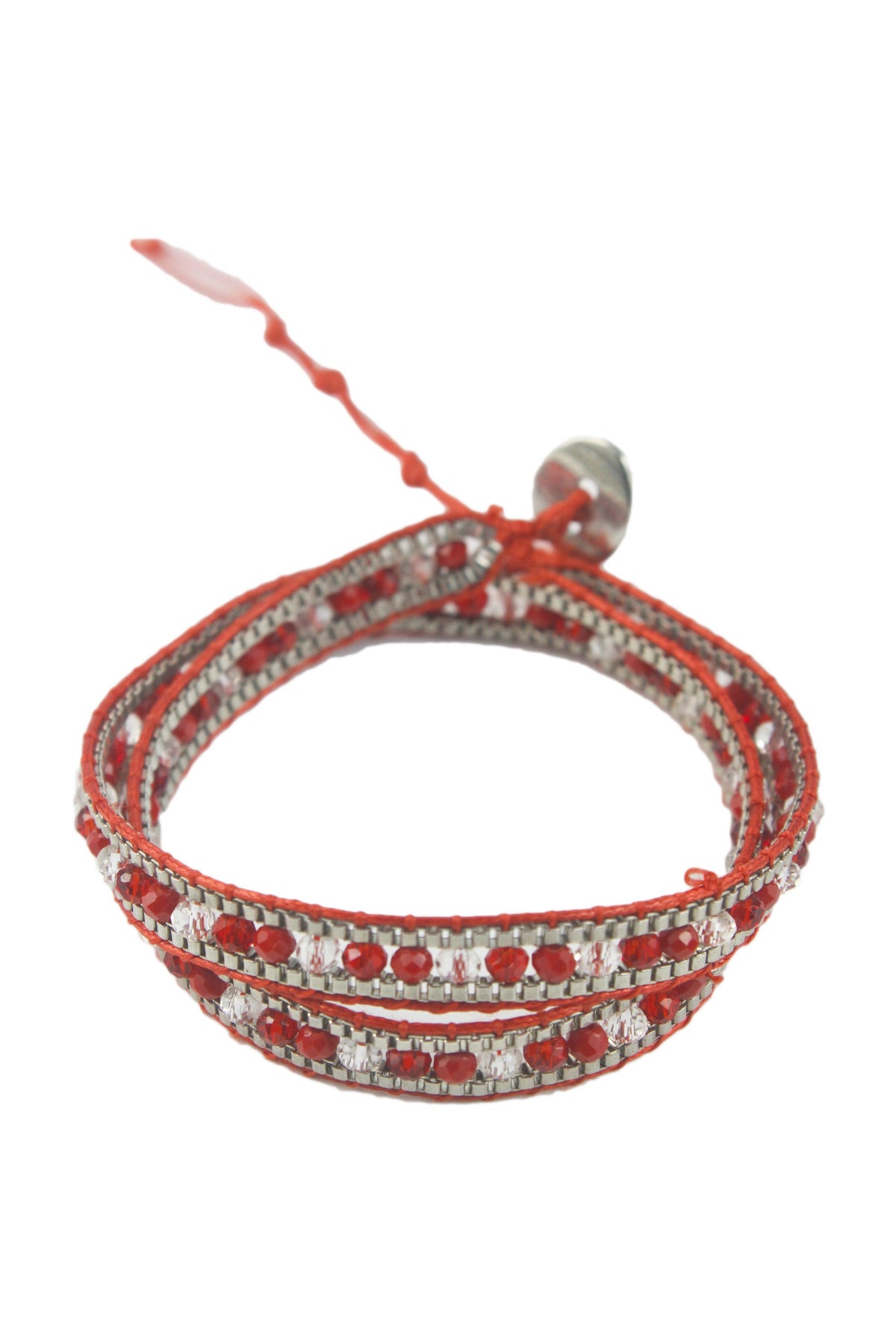 Gemstone Beaded Wrap Round Bracelet B1584