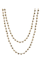 Crystal Beaded Chain Necklace N1163