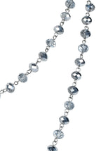 Crystal Beaded Chain Necklace N1163