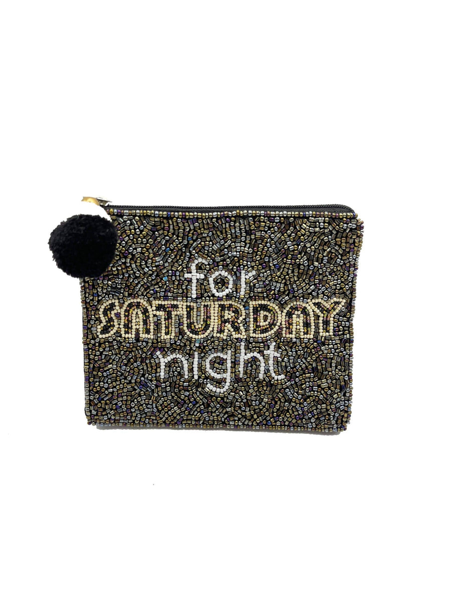 Saturday Night Beaded Pouch LAC-CP-1212