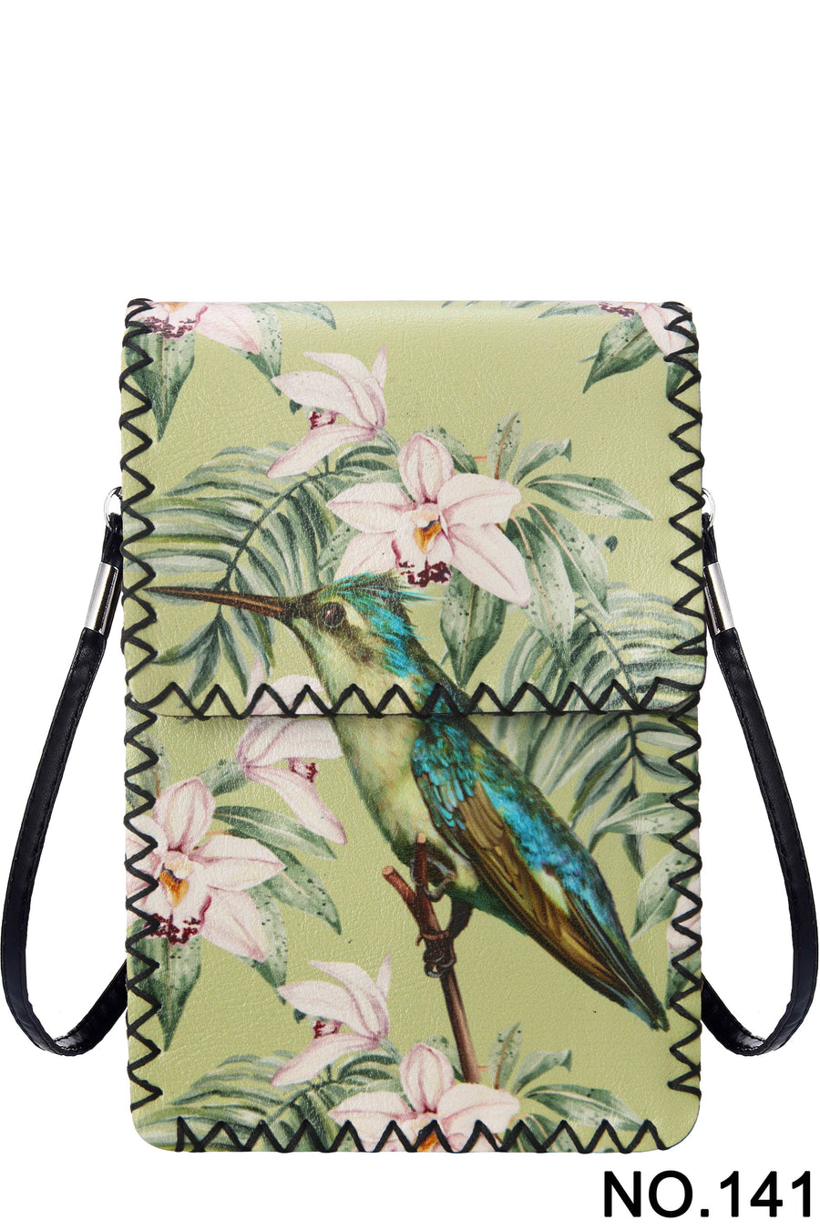 Printed Hand Stitched Crossbody Bag HB0580