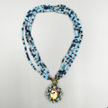 Random Frida Seed Bead Braided OT Necklace N5232 - view 6