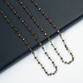 Crystal Beaded Chain Necklace N1163