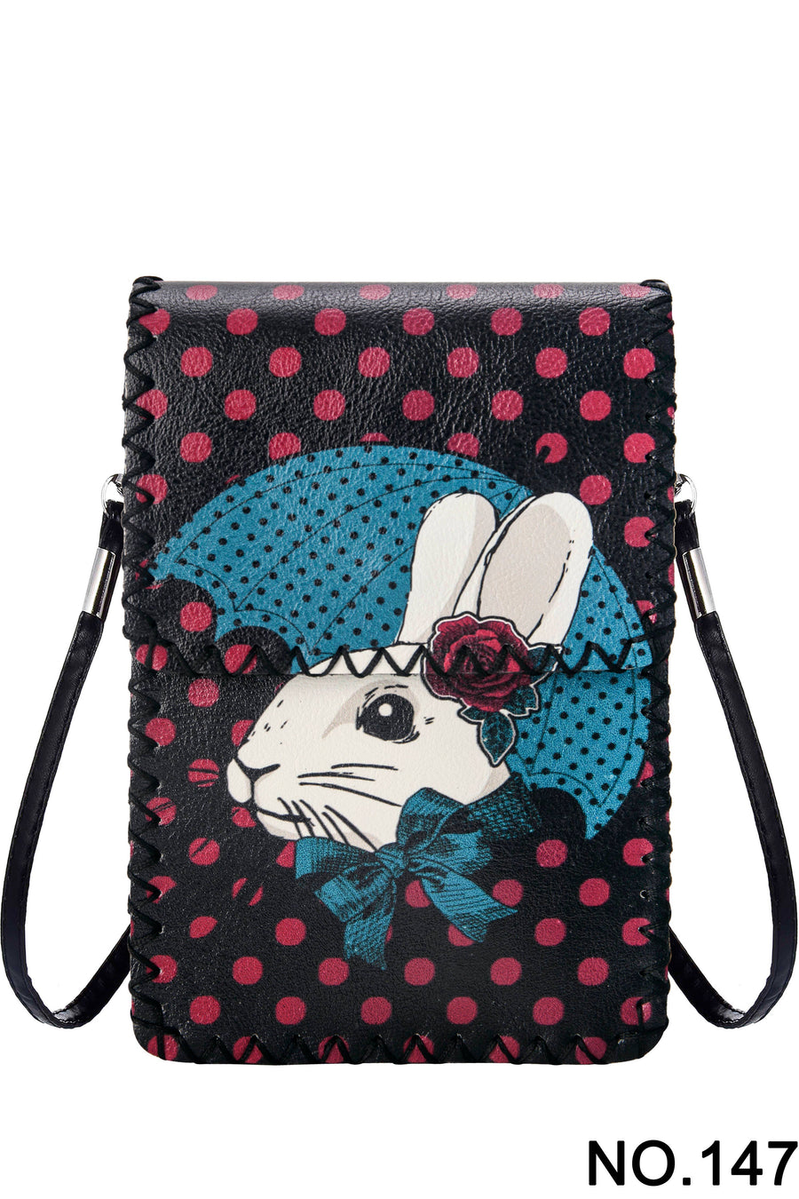Printed Hand Stitched Crossbody Bag HB0580