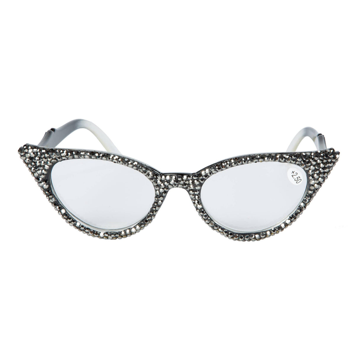 Handmade Rhinestone Cat Eye Reader G0388