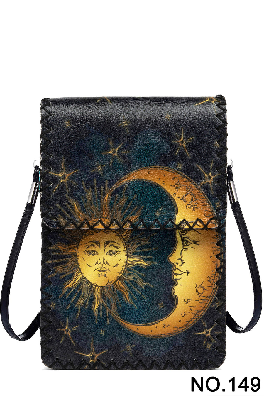 Printed Hand Stitched Crossbody Bag HB0580