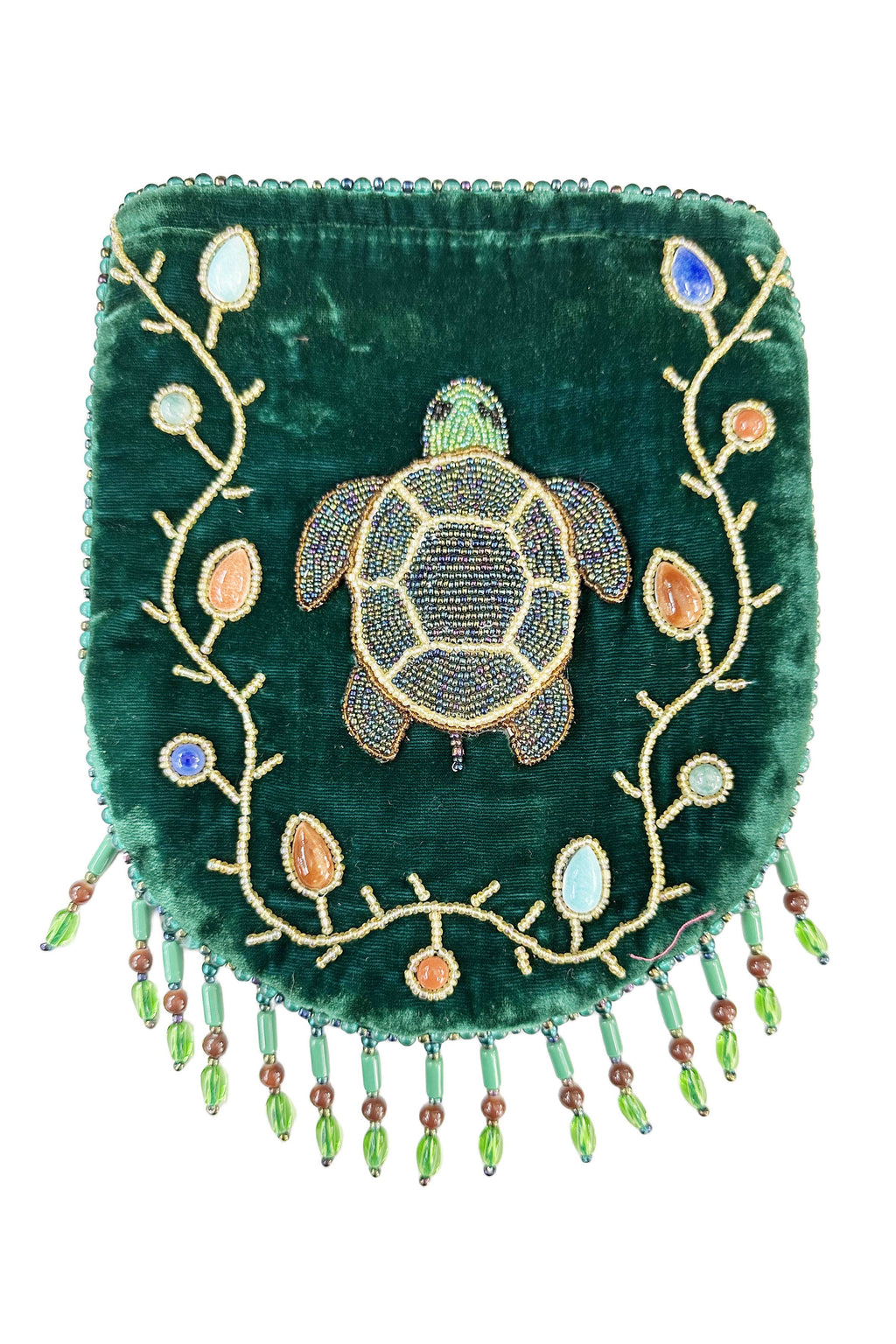 Skull Pattern Velvet Crossbody LUG