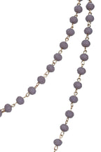 Crystal Beaded Chain Necklace N1163