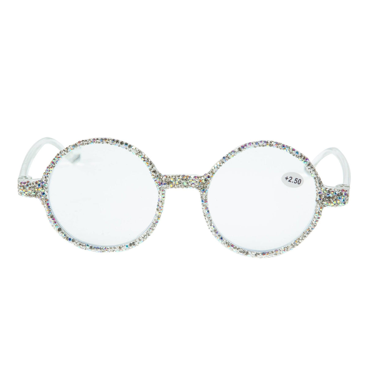 Handmade Rhinestone Round Reader G0432