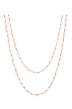 Crystal Beaded Chain Necklace N1163