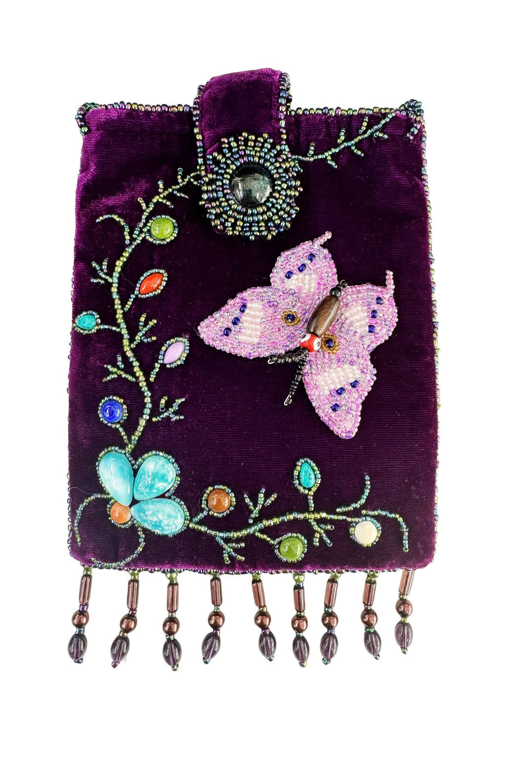Rectangular Velvet Crossbody VBG15