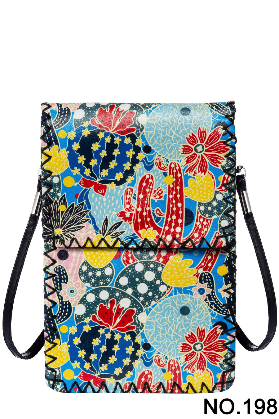 Printed Hand Stitched Crossbody Bag HB0580