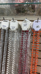 Crystal Beaded Chain Necklace N1163