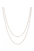 Crystal Beaded Chain Necklace N1163